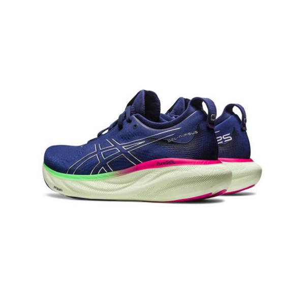 Sapatilhas de Running para Adultos Asics Gel-Nimbus 25 Mulher Azul Marinho Sapatilhas de Running para Adultos Asics Gel-Nimbus 25 Mulher Azul Marinho