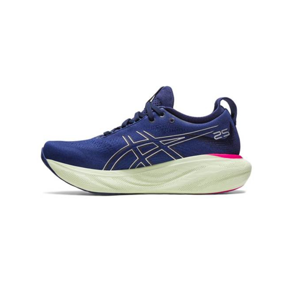 Sapatilhas de Running para Adultos Asics Gel-Nimbus 25 Mulher Azul Marinho Sapatilhas de Running para Adultos Asics Gel-Nimbus 25 Mulher Azul Marinho
