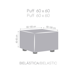 Capa de Pufe EYSA Premium Jaz Capa de Pufe EYSA Premium Jaz