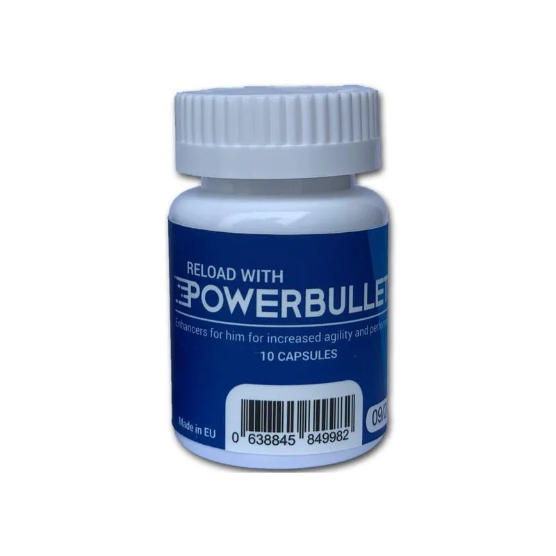 PowerBullets 10 Kapseln | Vitalität und Wohlbefinden für Männer