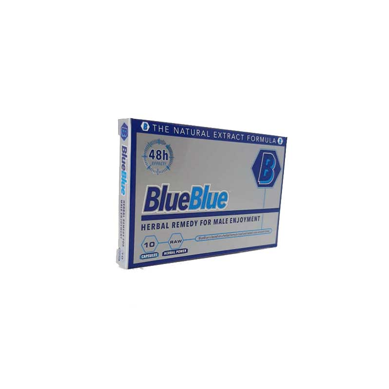 BlueBlue 10 Cápsulas | Vitalidade e Bem-Estar Masculino | Vitalita