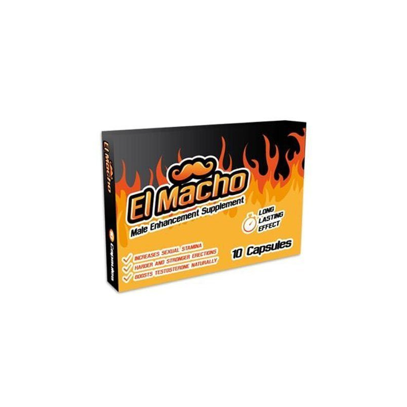 El Macho 10 Kapseln | Vitalität und Wohlbefinden für Männer