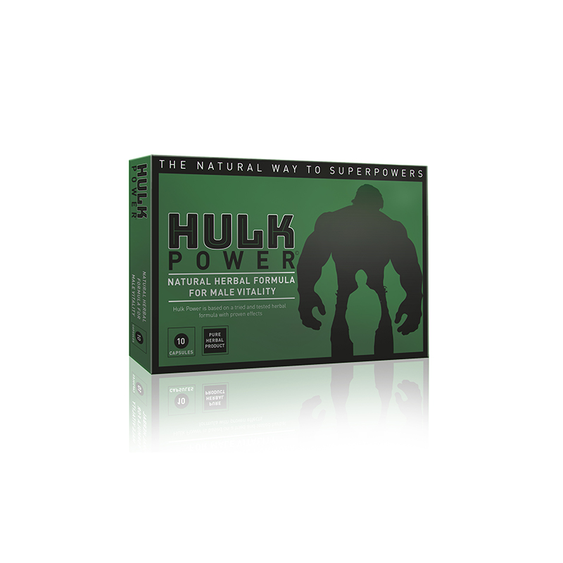 Hulk Power 10 Kapseln | Vitalität und Wohlbefinden für Männer