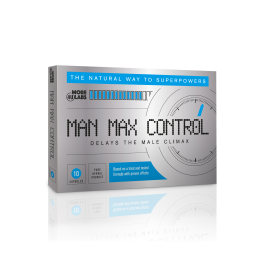 Man Max Control 10 Cápsulas | Desejo Masculino e Maior Durabilidade