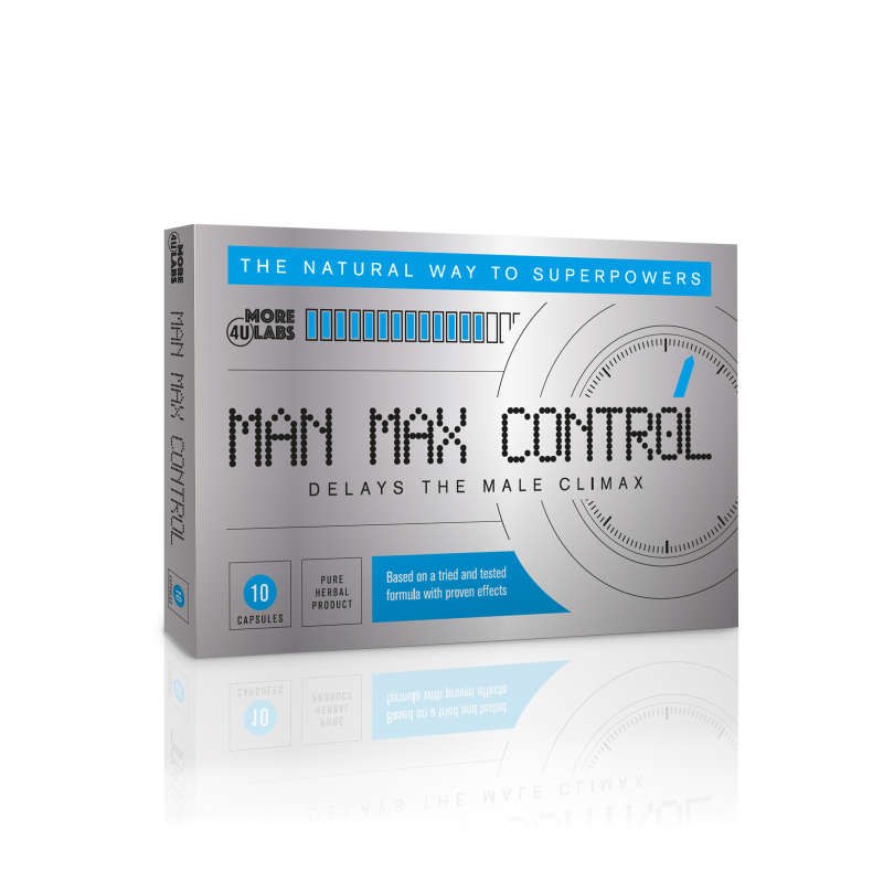 Man Max Control 10 Kapseln | Nahrungsergänzung für Männer | Vitalität
