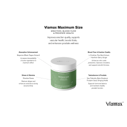 Viamax Maximum Size 60 Gélules | Vitalité et bien-être