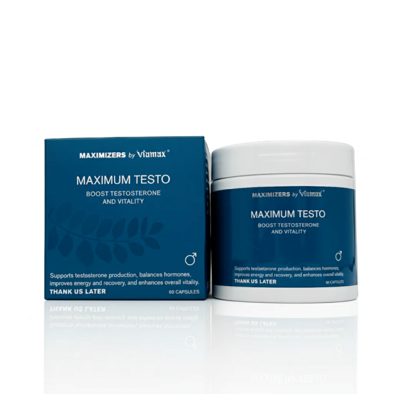 Viamax Maximum Testo 60 Capsules | Normal Testosterone and Male Vitality