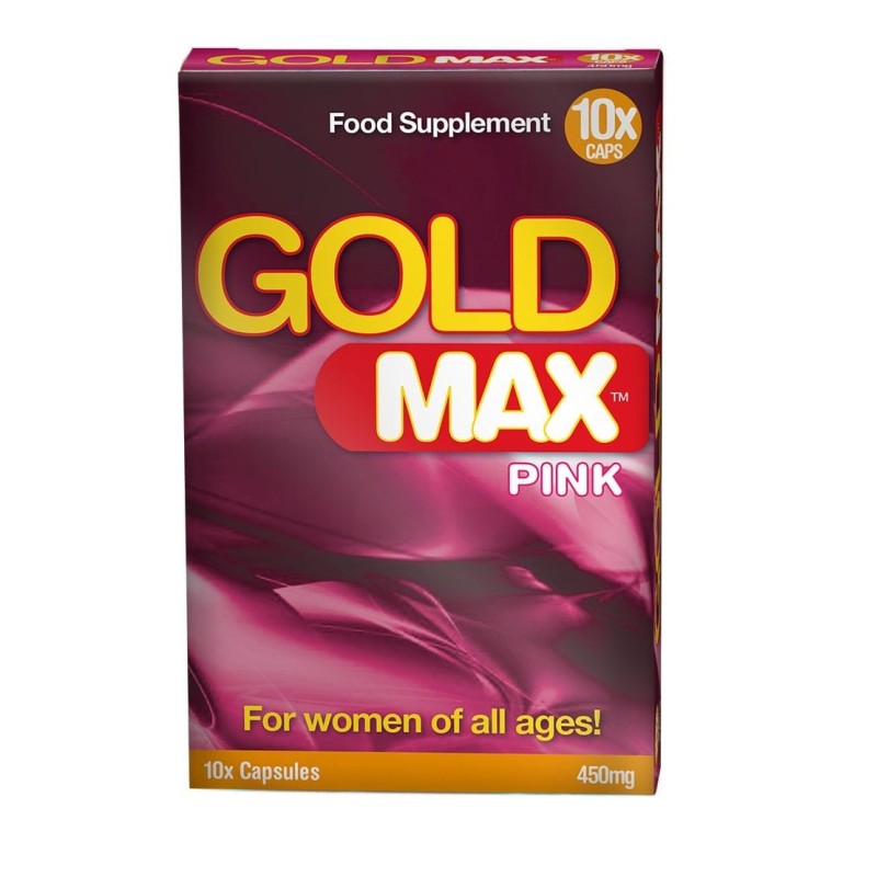 Gold MAX Pink 450mg - 10 cápsulas