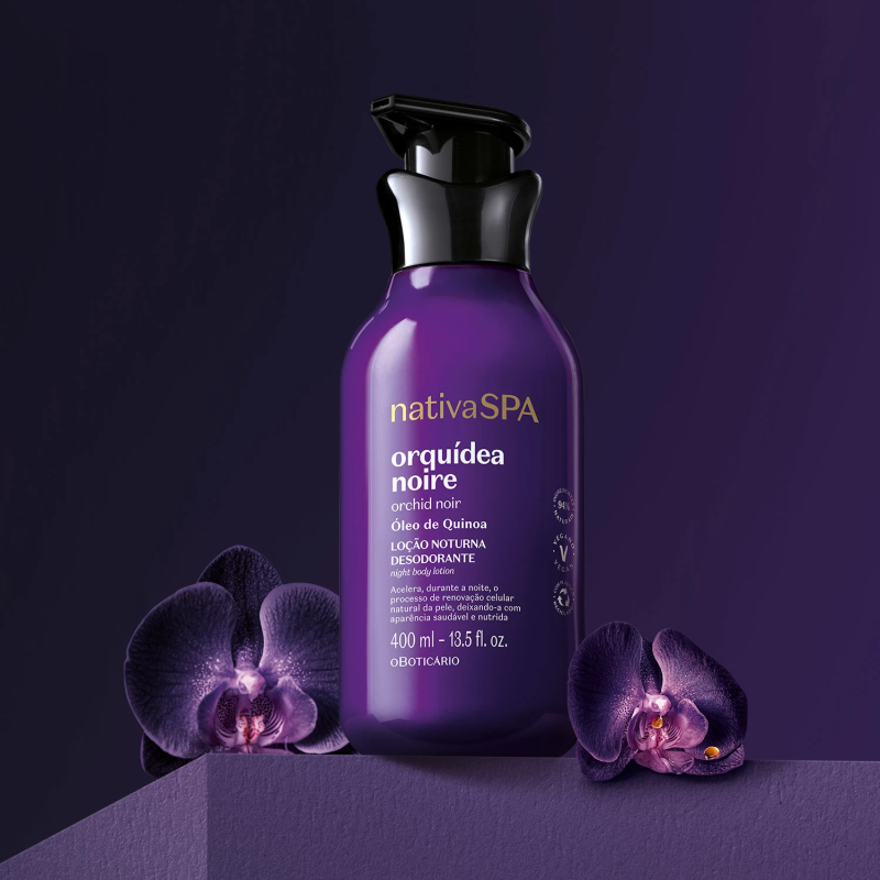 Loção Corporal Nativa Spa Orquídea Noire, 400ml O Boticário
