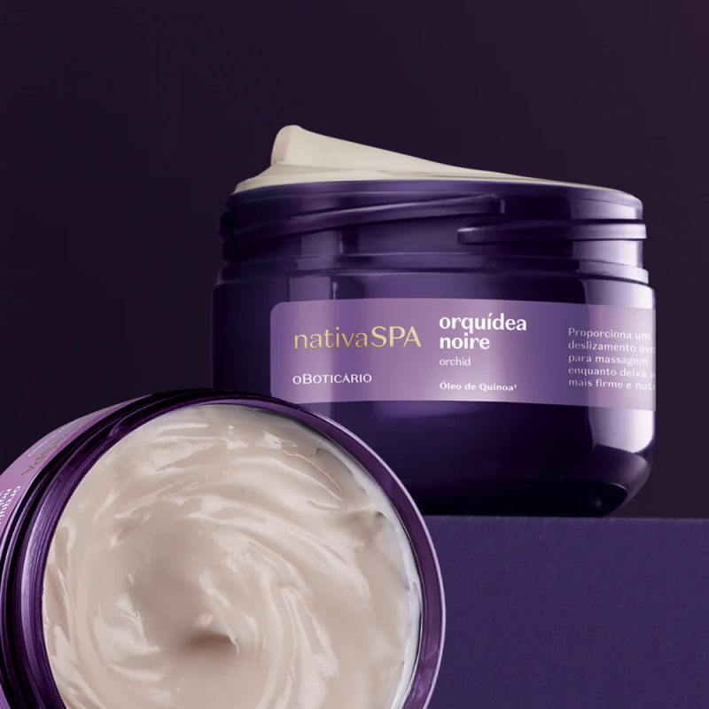 Creme de Massagem Nativa Spa Orquídea Noire, 200g o boticario