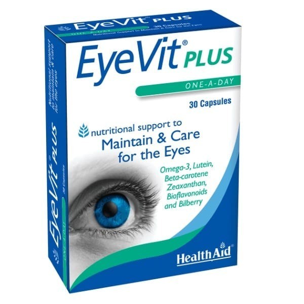 Health Aid EyeVit Plus 30 Cápsulas