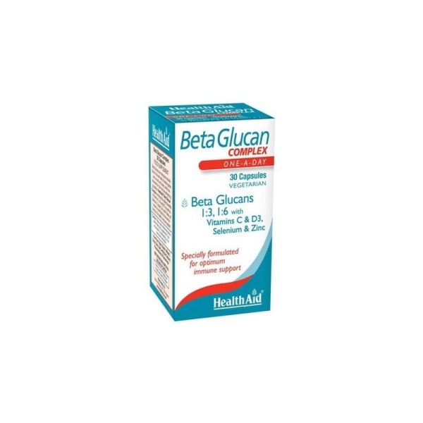 HealthAid Beta Glucan Complex 30 Cápsulas