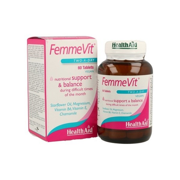 Health Aid Femmevit 60 Tabs.