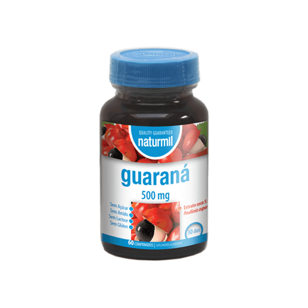 Guaraná - 60 comprimidos de 500mg
