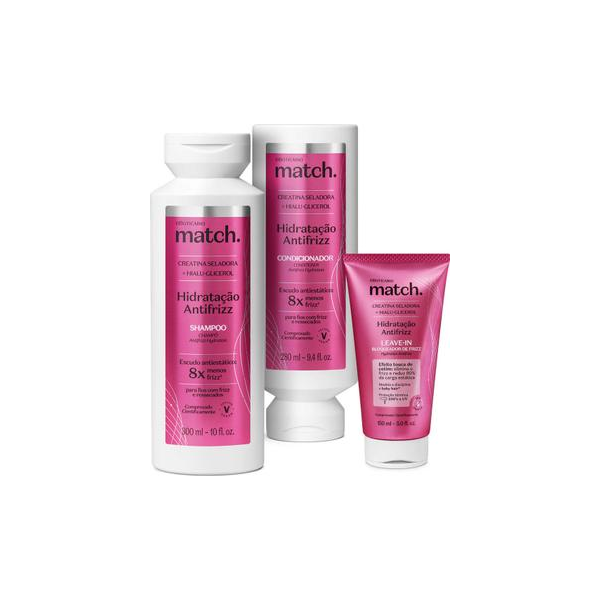 Match Shampoo Match Hidratação Antifrizz