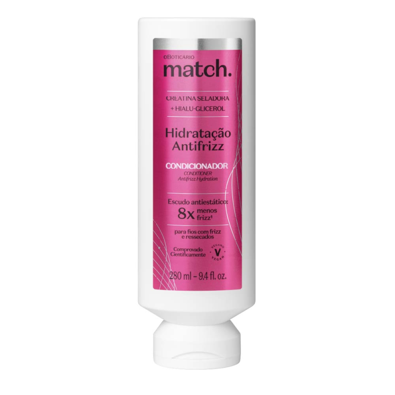 Match Condicionador Match Hidratação Antifrizz