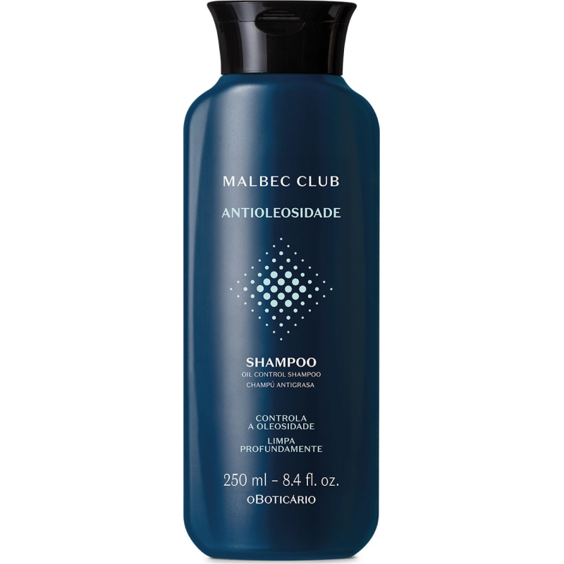 Shampoo Cabelos Oleosos Malbec Club