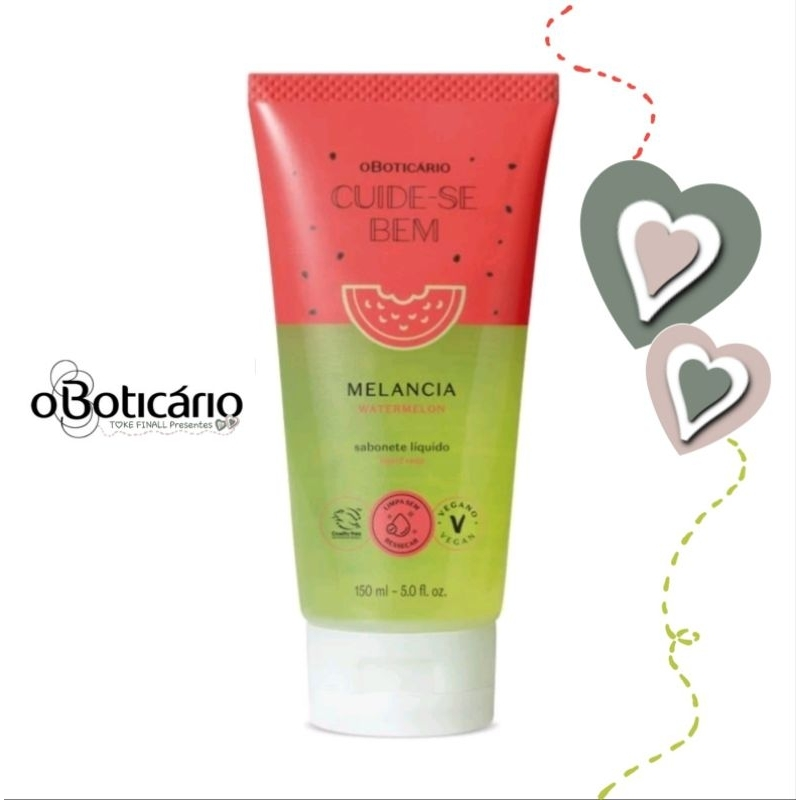 Sabonete Líquido Corporal Cuide-se Bem Feira Melancia
