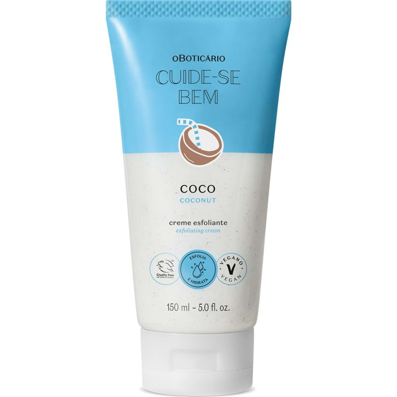 Creme Esfoliante Corporal Cuide-se Bem Feira Coco