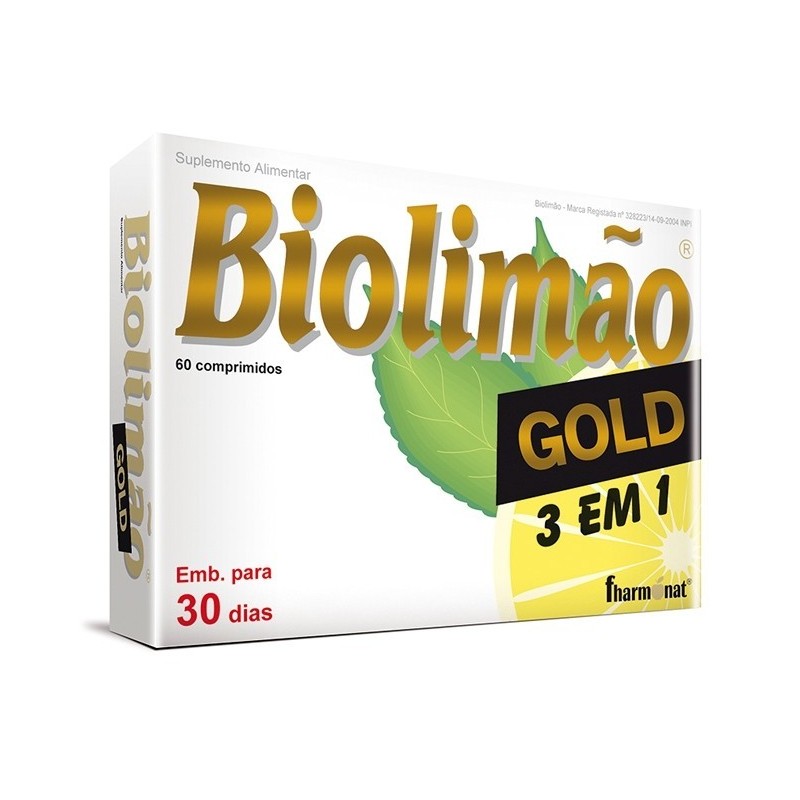 Biolimão Gold 3 em 1 Fharmonat - Low Cost - 60 comprimidos